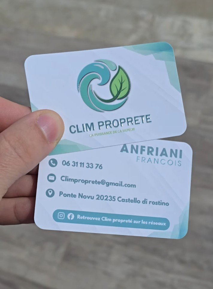 Réalisation graphique G CRAFT en Corse